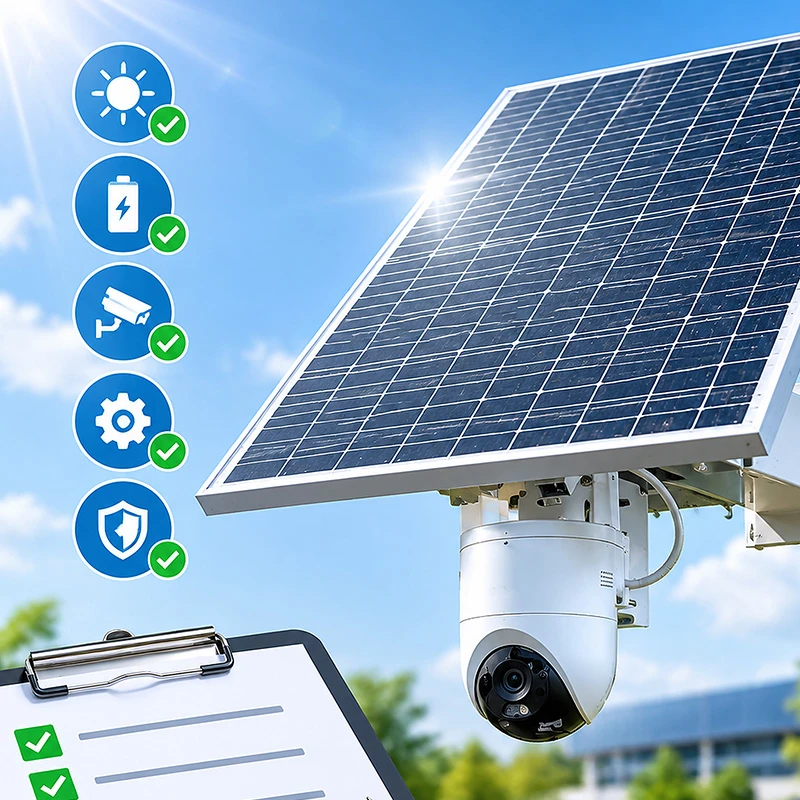 Solar Power for CCTV Deployment Checklist for NZ Sites