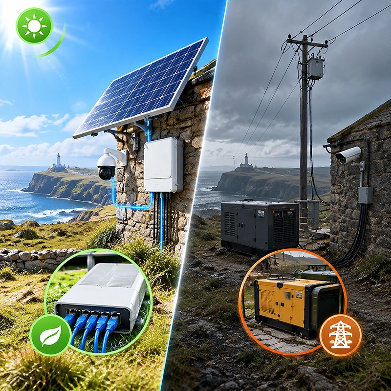 Solar PoE vs Grid Power for NZ Remote Sites